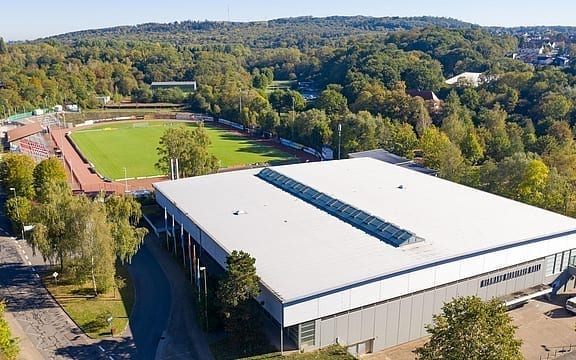 Hermann-Neuberger-Halle Völklingen — Gesamtansicht